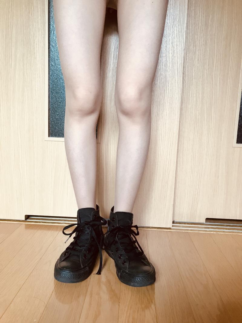 大人気愛用品♡コンバースハイカット 足型くっきり＆ソックスセット★